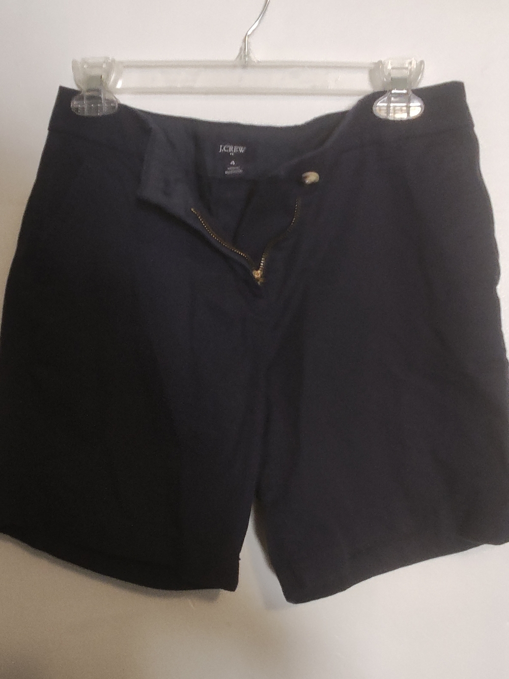 J. Crew Dark Navy Tailored Chino Shorts